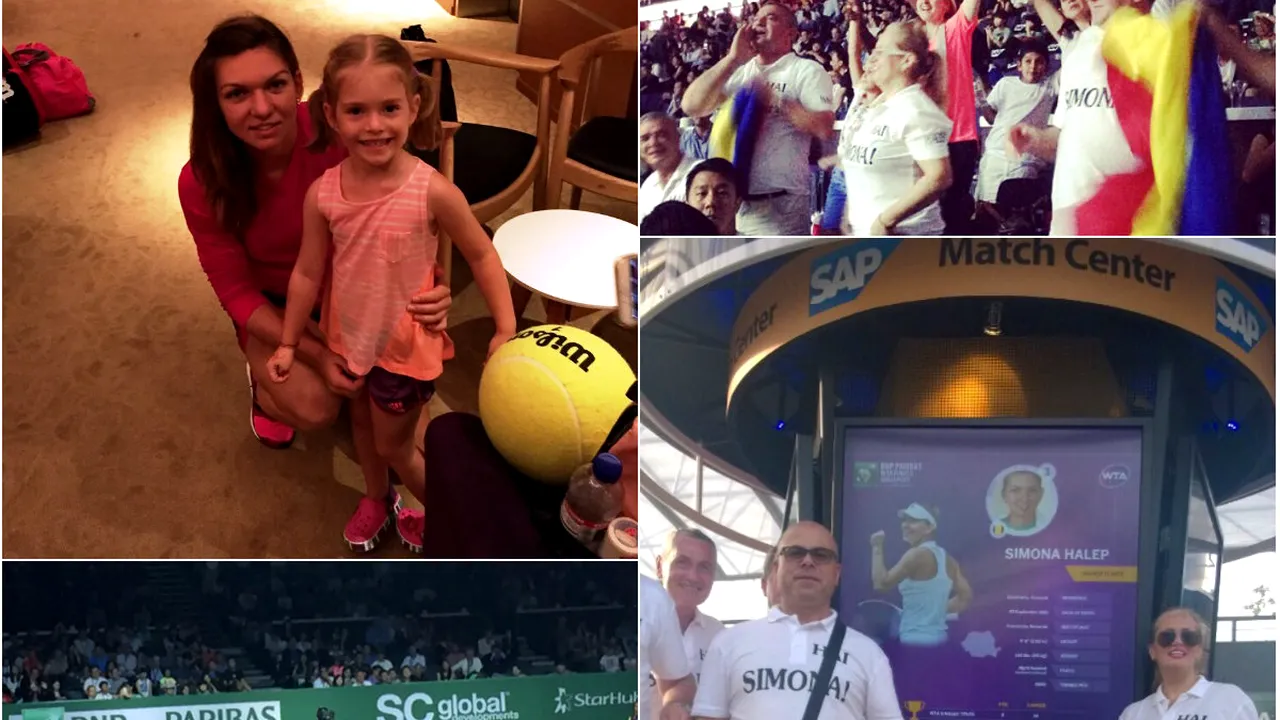 INTERVIU | Meciul Halep - Williams, văzut de la o distanță de un chibrit. Mărturiile unui fan român din Singapore și cum tenisul a mai câștigat un viitor practicant | FOTO