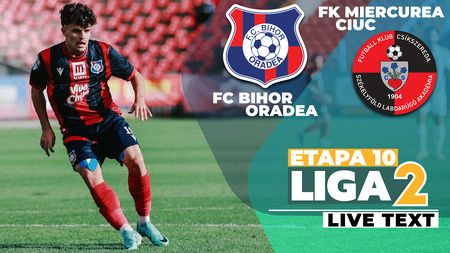 FK Miercurea Ciuc se impune la Oradea cu un gol controversat și continuă defilarea spre prima ligă. FC Bihor pierde al cincilea meci din zece disputate în Liga 2