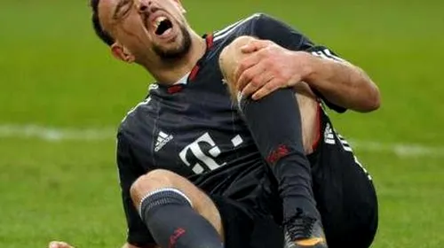 Șoc la Bayern!** Ribery, a doua accidentare gravă după pauza de șase săptămâni din tur!