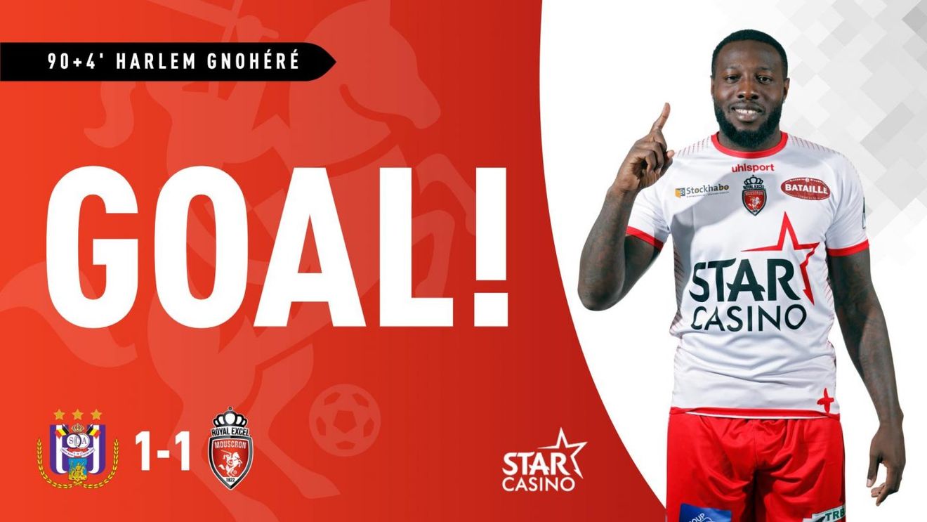 Ce atacant a pierdut Gigi Becali! Harlem Gnohere, erou cu Anderlecht! Francezul a înscris superb și și-a salvat în prelungiri echipa rămasă în zece oameni | VIDEO