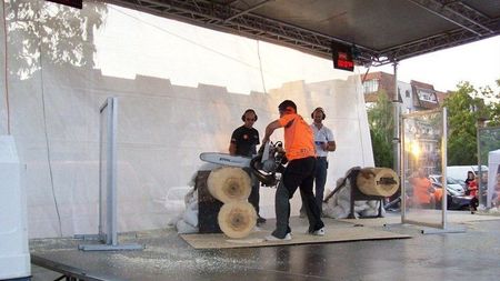 Nicolae Nyamcsuk este reprezentantul României la CM al tăietorilor de lemne