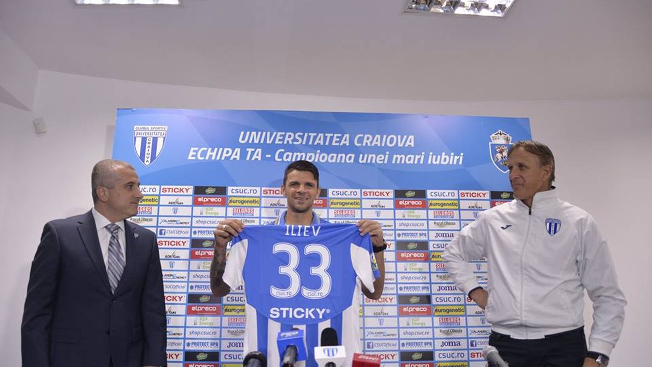 "Am ales numărul 33 pentru că e vârsta lui Iisus". Primele declarații date de Iliev după ce a semnat cu CS U Craiova