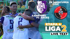 Încă una și revine pe locul 1! Ciucul lui Ilyeș trece și de CFC Argeș, continuă să fie singura echipă cu punctaj maxim și conduce Liga 2