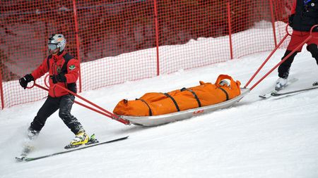 Accident cu tente dramatice la schi alpin!** Activitatea a fost paralizată pentru 20 de minute