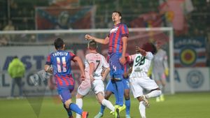 Prepeliță, bucuros că suporterii Stelei au fost alături de echipă și la Chiajna: "Ne-am obișnuit să avem mulți fani pe unde mergem"