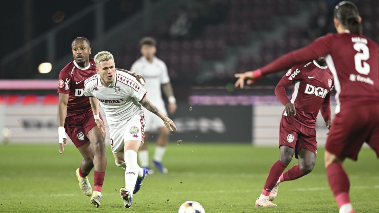 Petrila și Dobre, cu moralul la pământ după CFR - Rapid 1-0: „Trebuie să reparăm lucrurile”