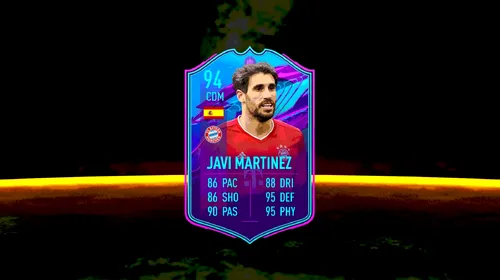 Javi Martinez a primit un super cartonaș în FIFA 21! Ce atribute are