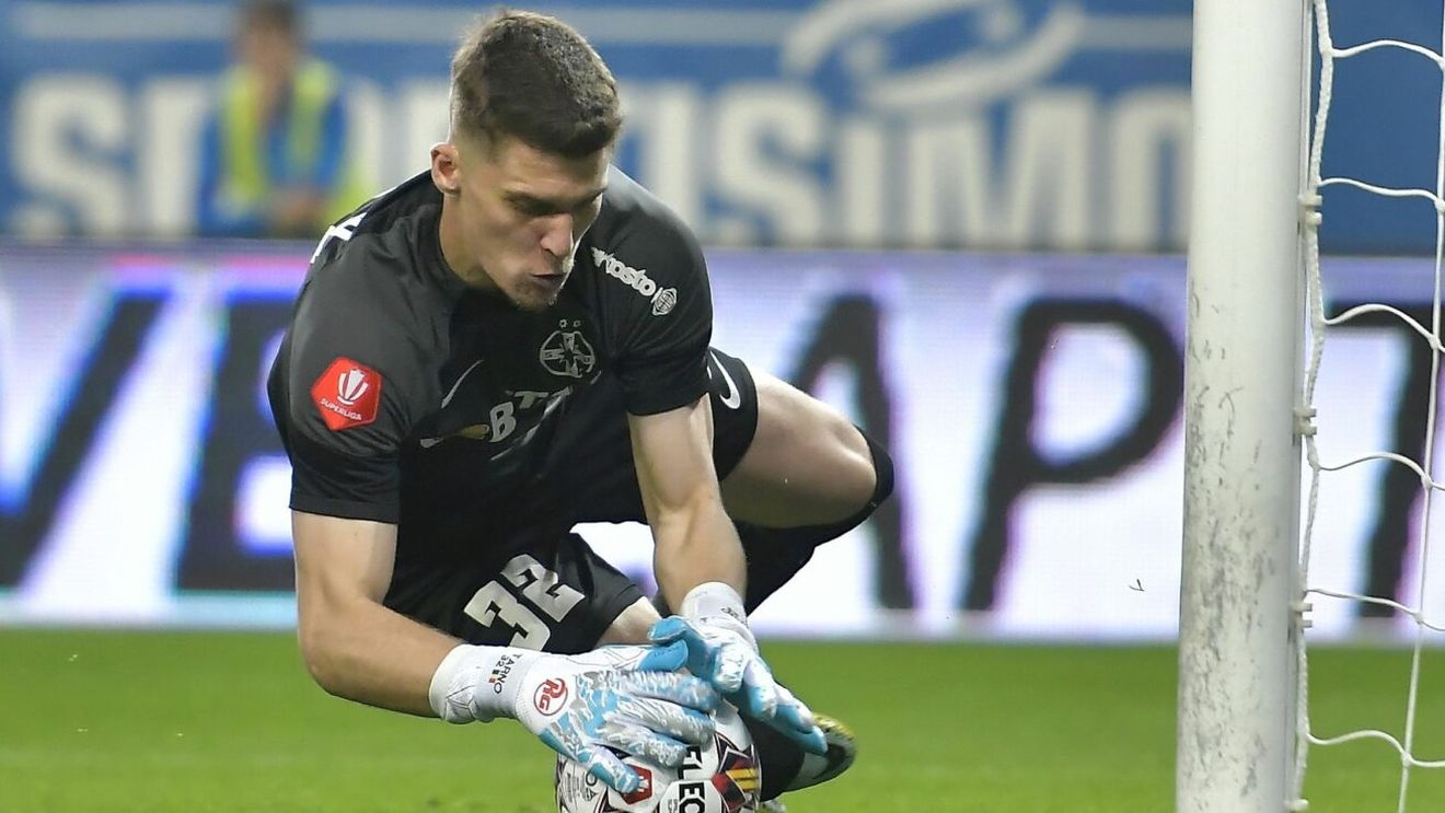 Ștefan Târnovanu, omul meciului Universitatea Craiova - FCSB, are toate calculele făcute: „Așa vom fi campioni!”