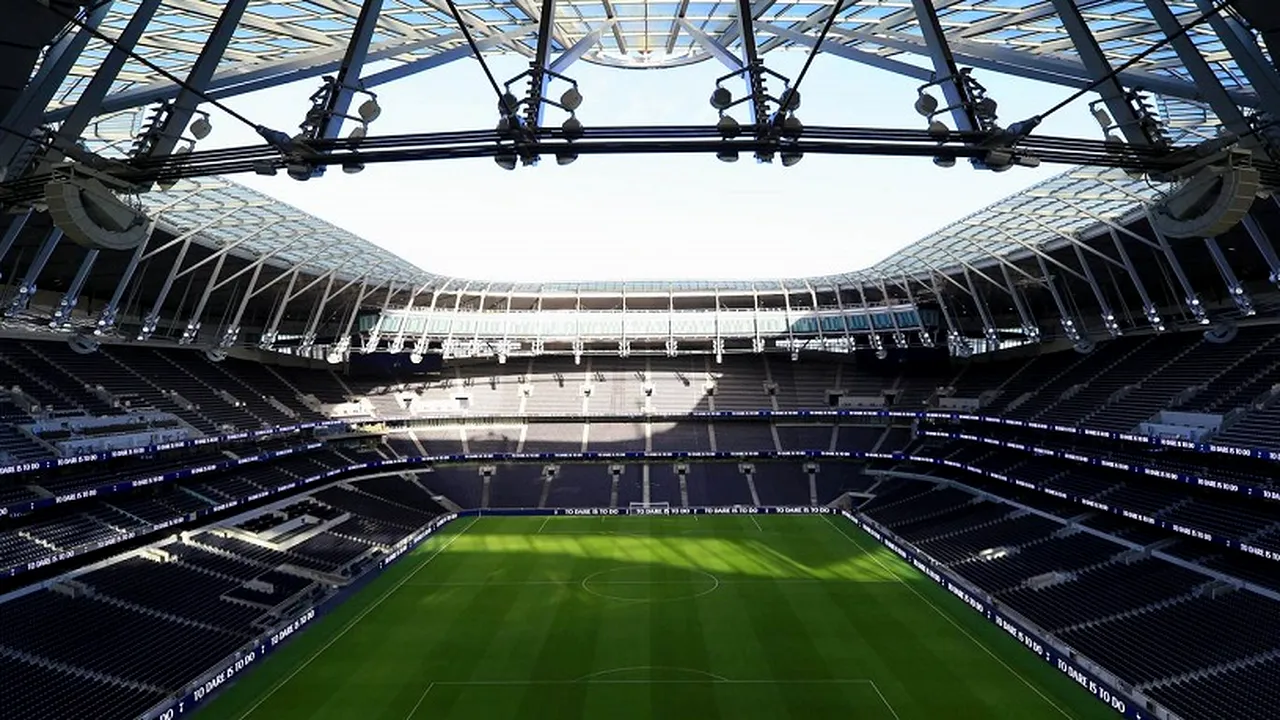 10 lucruri inedite despre noua arenă a lui Tottenham, înainte de găzduirea primului meci din Ligă: Teren retractabil, meciuri din NFL, cel mai mare bar din UK și multe altele