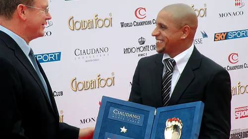 Roberto Carlos a câștigat trofeul Golden Foot