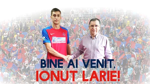 OFICIAL | Încă un transfer făcut de FCSB! Ionuț Larie a semnat pe două sezoane: 