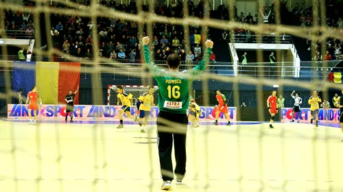 Naționala de handbal masculin, a doua victorie în preliminariile CE 2014!** România – Belgia 35-19