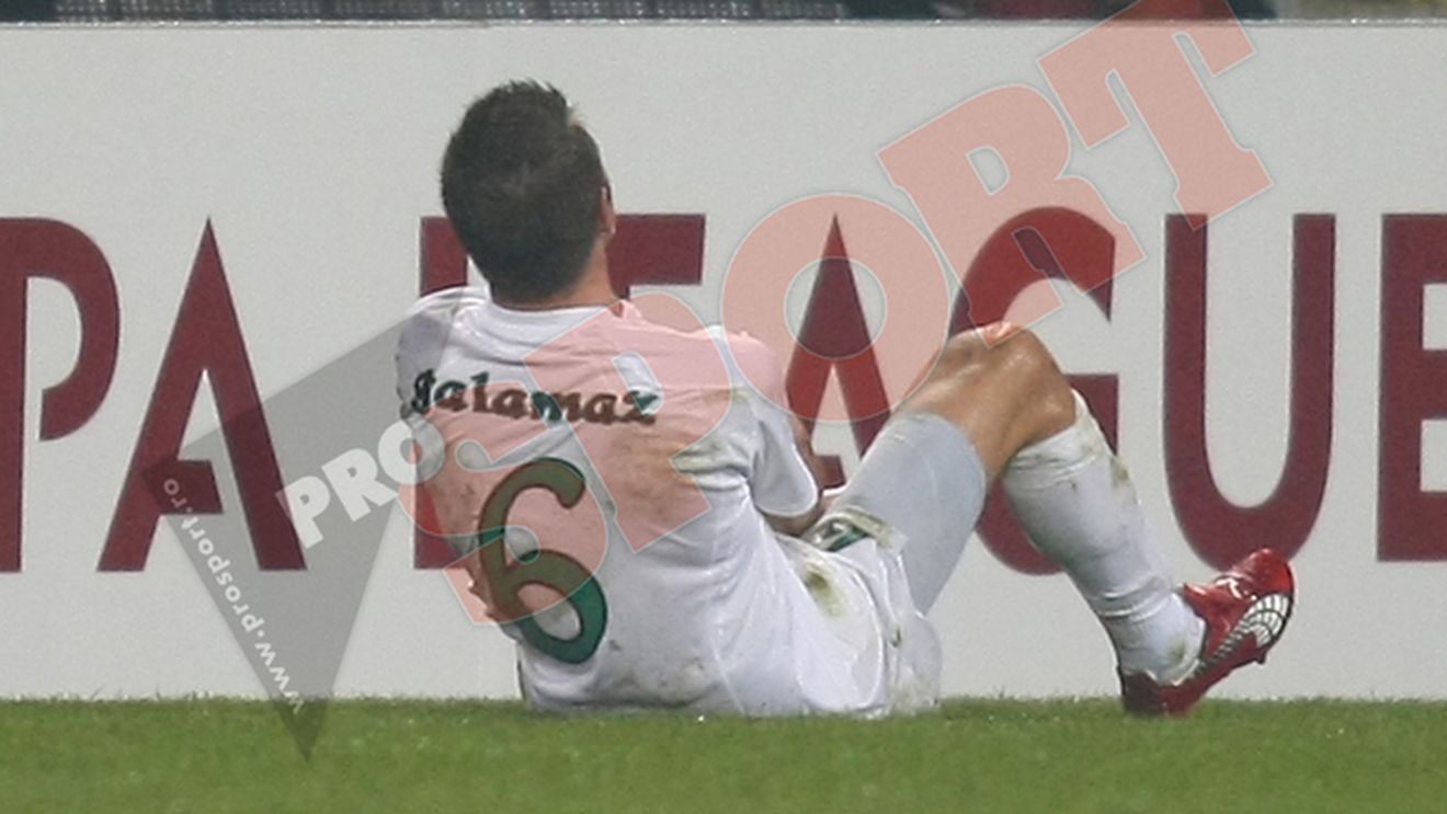 "E incredibil! Galamaz s-a antrenat** cu entorsă de gradul doi, dar e imposibil să joace cu Steaua!"