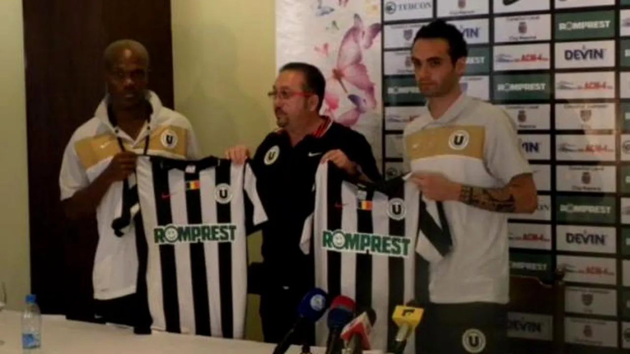 FOTO** Ascoli și Nwakaeme, prezentați oficial de U Cluj! 