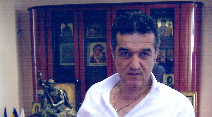 Gigi Becali, dator 2000 de lei la un artist plastic