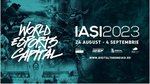 Iașiul găzduiește Campionatul Mondial de Esports din 2023. Ce jocuri vor putea fi urmărite