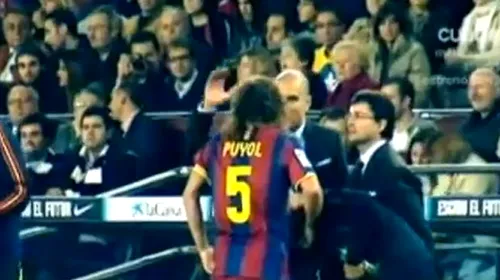 VIDEO INCREDIBIL Disciplină de fier la BarÃ§a!** Guardiola îl pocnește pe Puyol pentru „inconștiența” sa