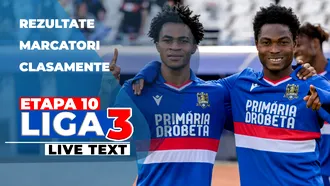 Etapa 10 Liga 3 | FCSB 2 și Flacăra Moreni au reușit scorul zilei. În Seria 6, derby-ul dintre primele două clasate a fost tranșat clar de echipa lui Flavius Stoican