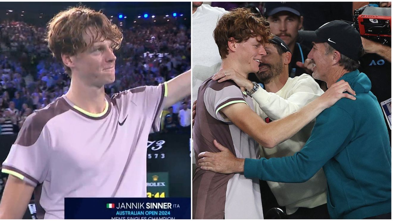 Jannik Sinner, gest emoționant față de Darren Cahill după ce a cucerit primul Grand Slam, chiar acasă la fostul antrenor al Simonei Halep: „Mulțumesc pentru ajutorul enorm!" FOTO