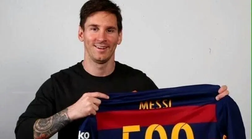 Still counting. Messi, de la 1 la 500. Argentianul a atins o cifra uimitoare de meciuri în tricoul Barcelonei. Cum a început totul