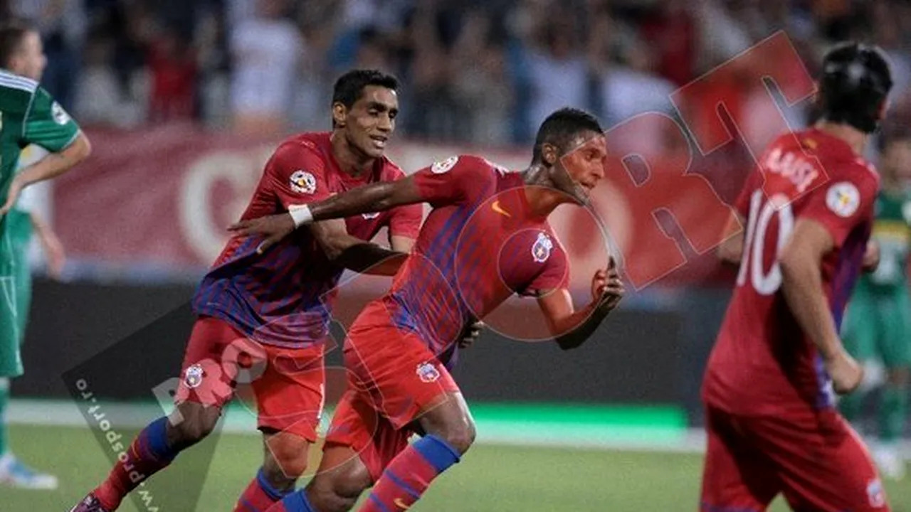 Steaua - ȚSKA Sofia, în play-off-ul Europa League!** Moraes și Zicu la București: COMENTEAZĂ‚ AICI