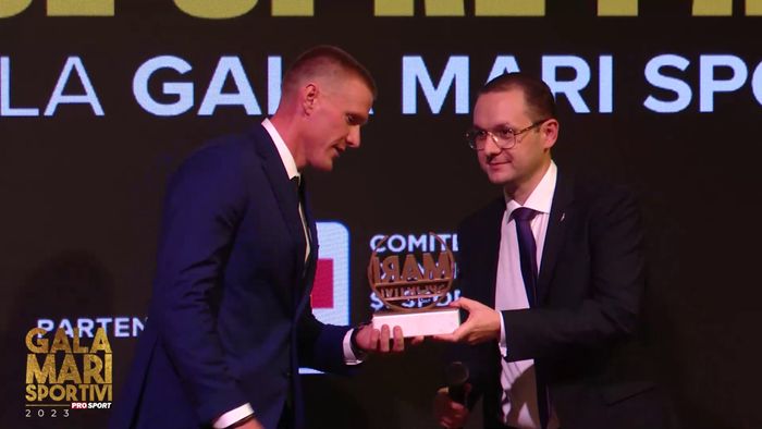 Cătălin Chirilă, premiat la Gala Mari Sportivi 2023 pentru calificarea la Jocurile Olimpice de la Paris 2024. VIDEO
