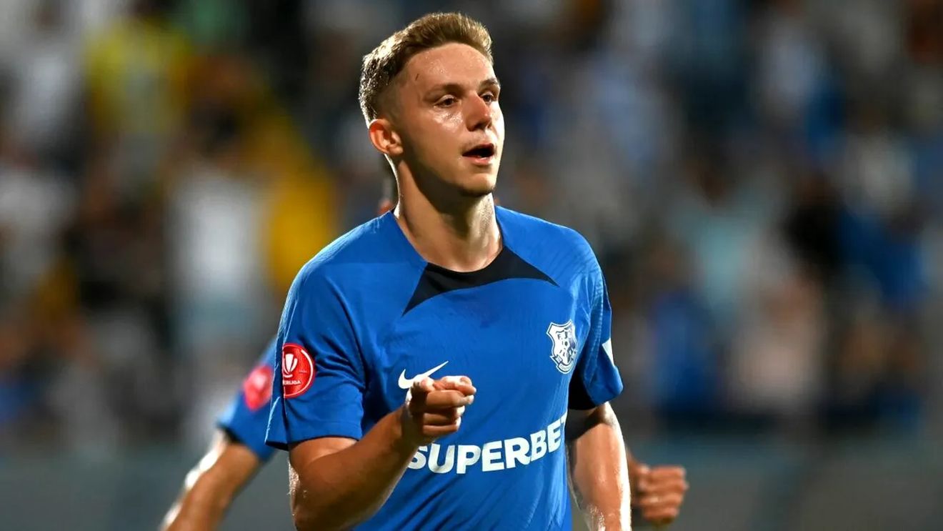 Denis Alibec, mesaj pentru Louis Munteanu, după „dubla” din meciul Rapid - Farul 1-2!