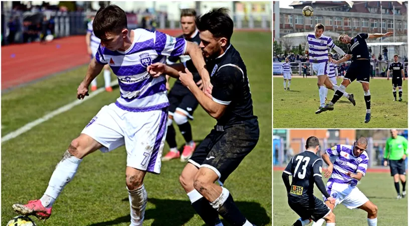 ASU Politehnica, tot mai departe de locul 3 după remiza cu Academica Clinceni.** Meci electrizant la Timișoara, cu două penalty-uri și cartonaș roșu