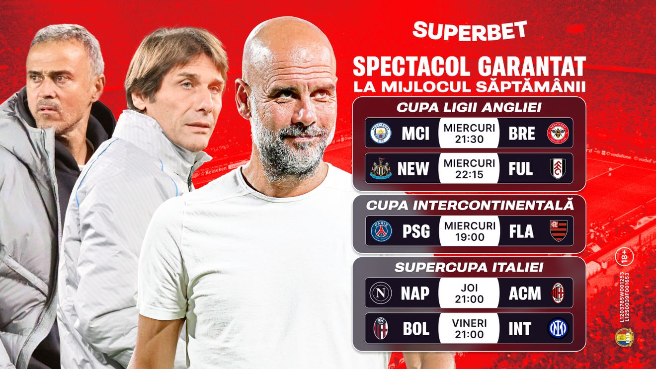 ADVERTORIAL. Fotbalul, cuprins de magia cupelor. Cotele pentru cele mai tari meciuri ale săptămânii