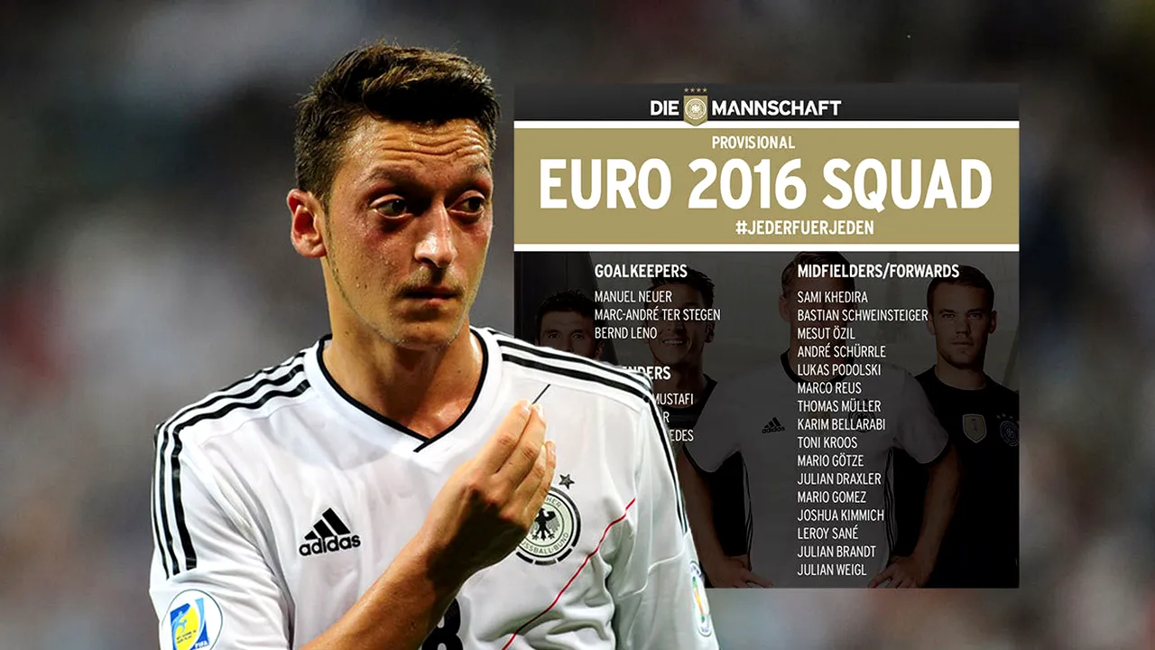 Lotul Germaniei pentru Euro 2016. Low a convocat 27 de jucători și va renunța la 4