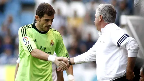 Ancelotti: „Casillas va fi titular în Liga Campionilor!”
