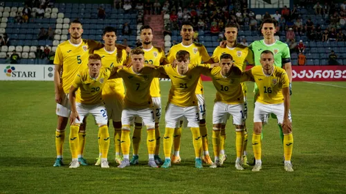 Ce rușine în Georgia! România U21 s-a făcut de râs în fața unor anonimi. A căzut și nocturna, iar jucătorii au rămas în beznă