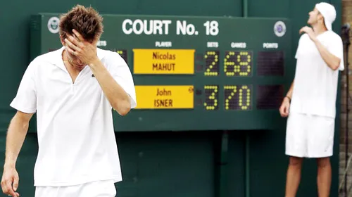 Câte zile joacă acum Isner și Mahut?** Autorii celui mai lung meci din istorie se întâlnesc din nou la Wimbledon
