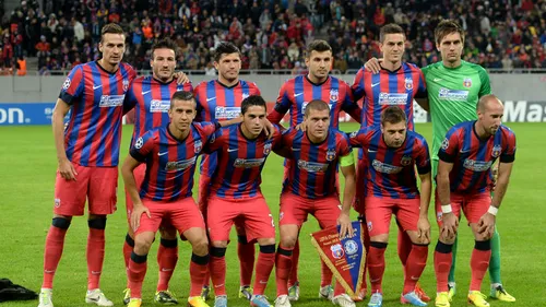 Steaua profită de pauza competițională: amicale tari cu Șahtior și Galatasaray