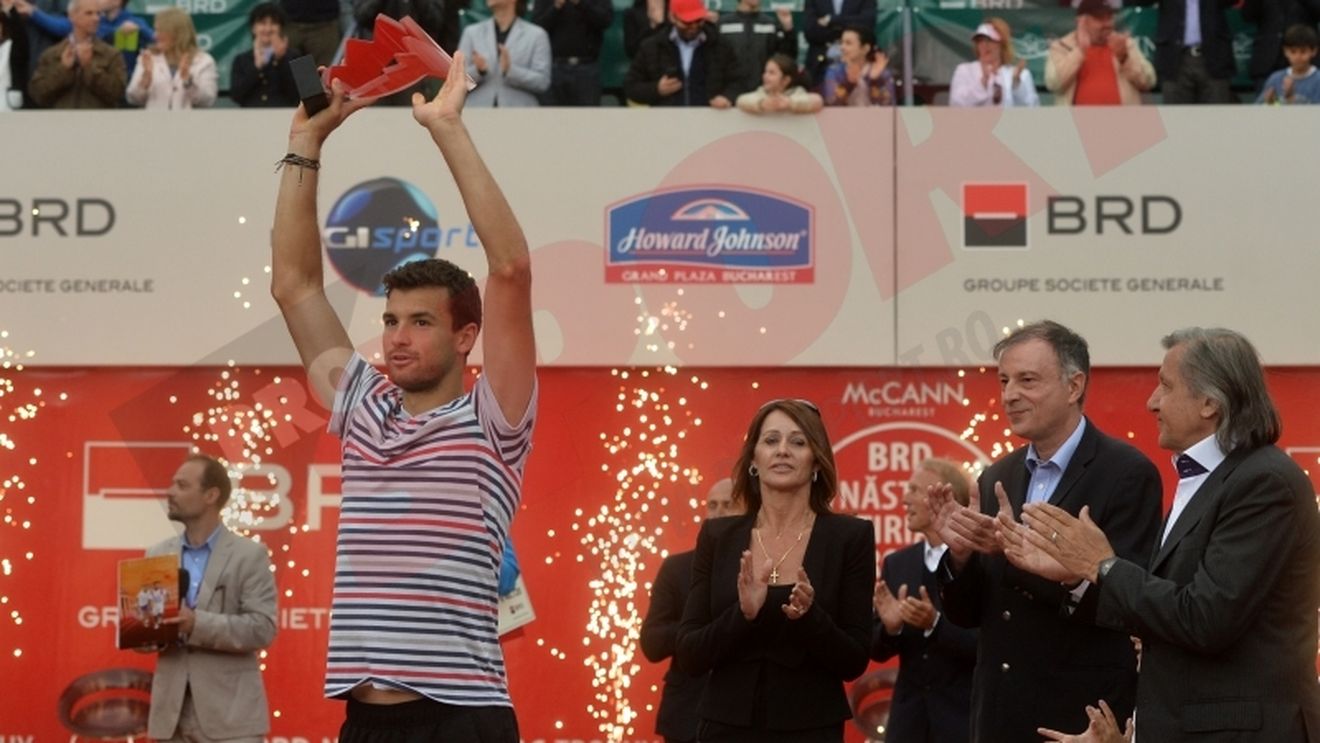 Grigor Dimitrov a câștigat BRD Năstase Țiriac Trophy. "Aceste titluri nu vin că ar trebui să vină, ci pentru că am muncit mult pentru asta"