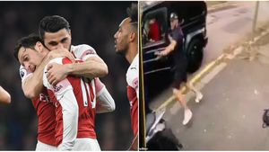 Doi tâlhari l-au fugărit pe Mesut Ozil prin Londra, dar în final au dat nas în nas cu Kolasinac. VIDEO | Bosniacul a dat cu ei de pământ