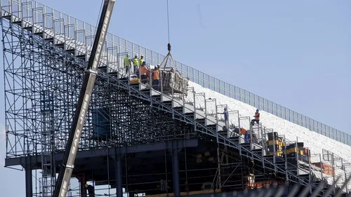 Stadionul din Sao Paulo nu va fi complet terminat până la inaugurarea oficială