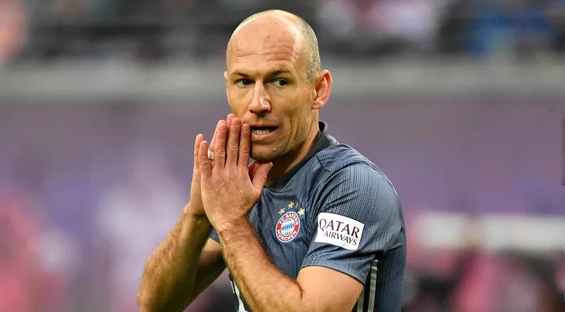 Arjen Robben s-a retras pentru a doua oară, de această dată definitiv, la vârsta de 37 de ani, de la gruparea olandeză Groningen, din cauza accidentărilor repetate!