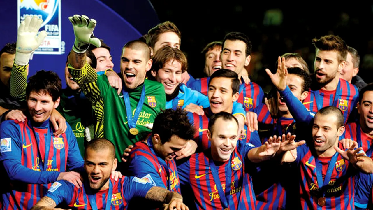 Gustul succesului!** Barcelona a primit trofeul 