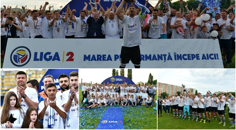 VIDEO | Juventus, încoronată campioana Ligii a 2-a după ultimul meci disputat acasă.** Bărbulescu a ridicat trofeul. Cifrele înregistrate de bucureșteni în acest sezon