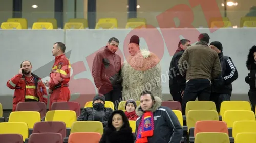 Apariție spectaculoasă pe Național Arena! FOTO: Ghiță Ciobanul a venit s-o susțină pe Steaua