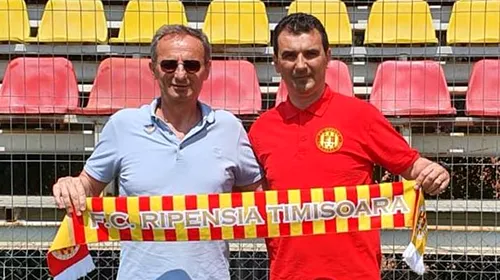 OFICIAL | Ripensia l-a descoperit pe noul Arsene Wenger! Clubul timișorean și-a numit antrenor principal după despărțirea de Pelici