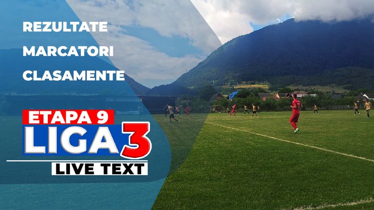 Etapa 9 Liga 3 | Trei rezultate de 6-0 în meciurile de vineri. SC Popeşti Leordeni s-a împiedicat de FCSB 2, Unirea Dej e ciuca bătăilor!