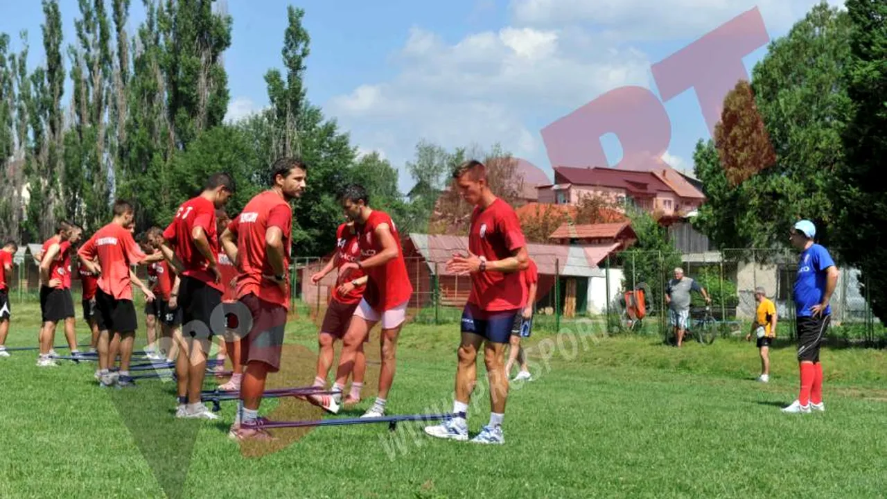 FOTO - FC Botoșani se pregătește la Câmpulung Moldovenesc