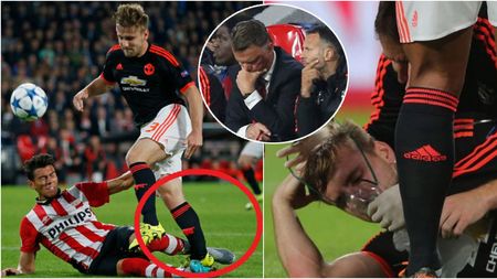 "Plângea în vestiar, a fost ORIBIL!" VIDEO | Van Gaal, dezvăluiri dureroase despre Shaw. Coșmarul acum începe: cât stă pe bară