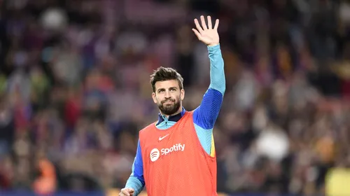 Tragicomedie în LaLiga: Gerard Pique a primit o suspendare de 4 etape, deși s-a retras oficial de la FC Barcelona!