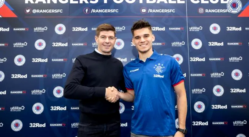 Steven Gerrard, prima reacție după transferul definitiv al lui Ianis Hagi la Rangers: „E o veste grozavă!”. Ce spune directorul sportiv despre investiția făcută