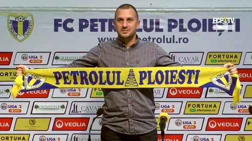 OFICIAL | Costel Enache a fost prezentat oficial ca antrenor principal la Petrolul