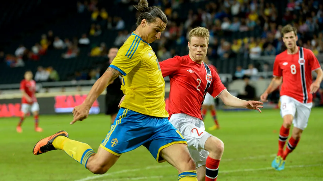 Hattrick pentru Ibrahimovic! VIDEO Suedezii au reușit golul serii în Europa