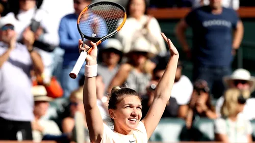 Halep a făcut un gest rar întâlnit în tenis! Arbitrul de la Indian Wells i-a acordat punctul, dar Simona a cerut să rejoace. Reacția adversarei spune totul | VIDEO